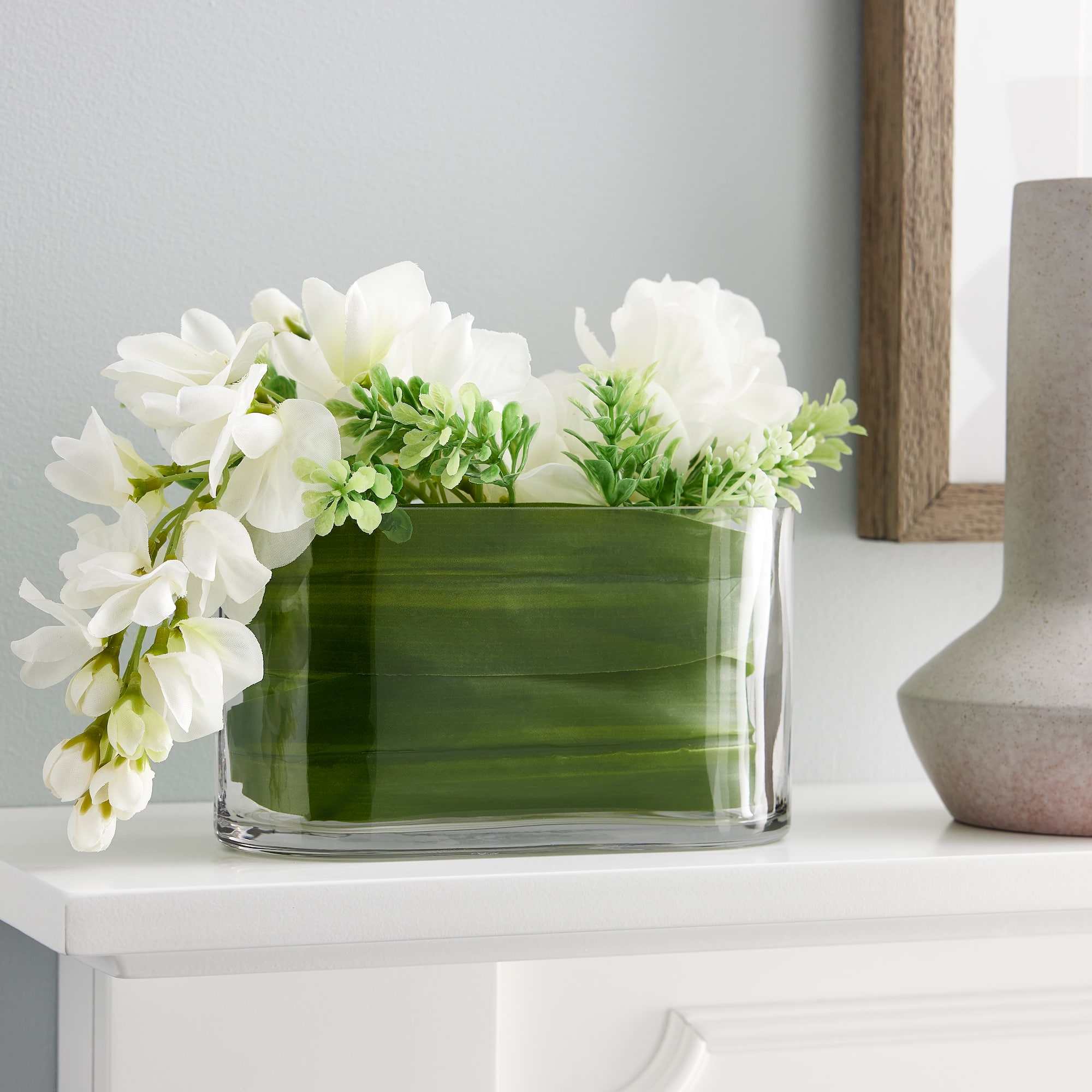 6.9" Oval Glass Vase by Ashland®